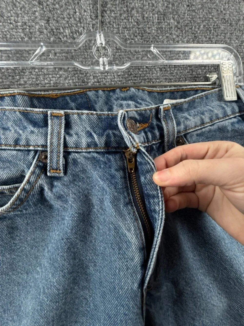 VTG Levis 562 Orange Tab Light Wash Denim Blue Jeans 90s 80s ACTL 28X27.5